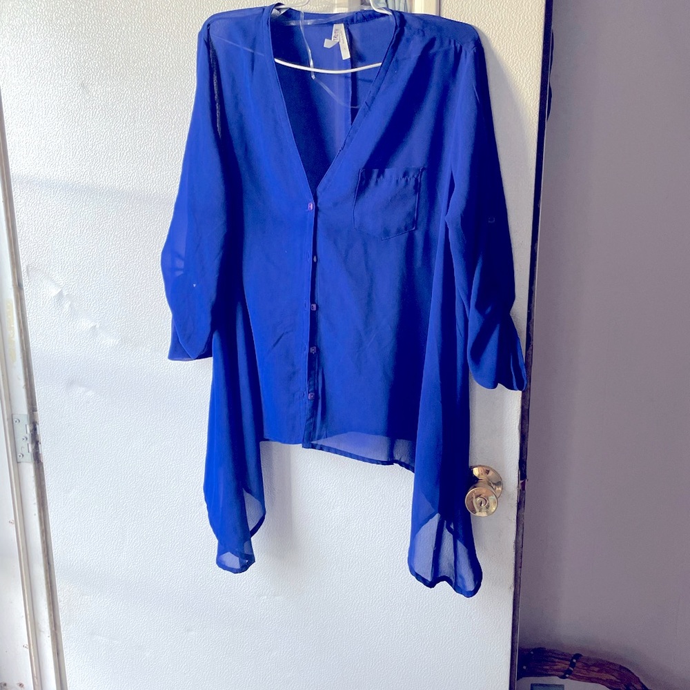 Beautiful blue blouse